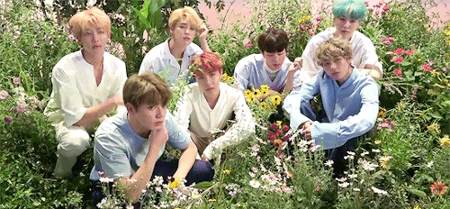 BTS in garden